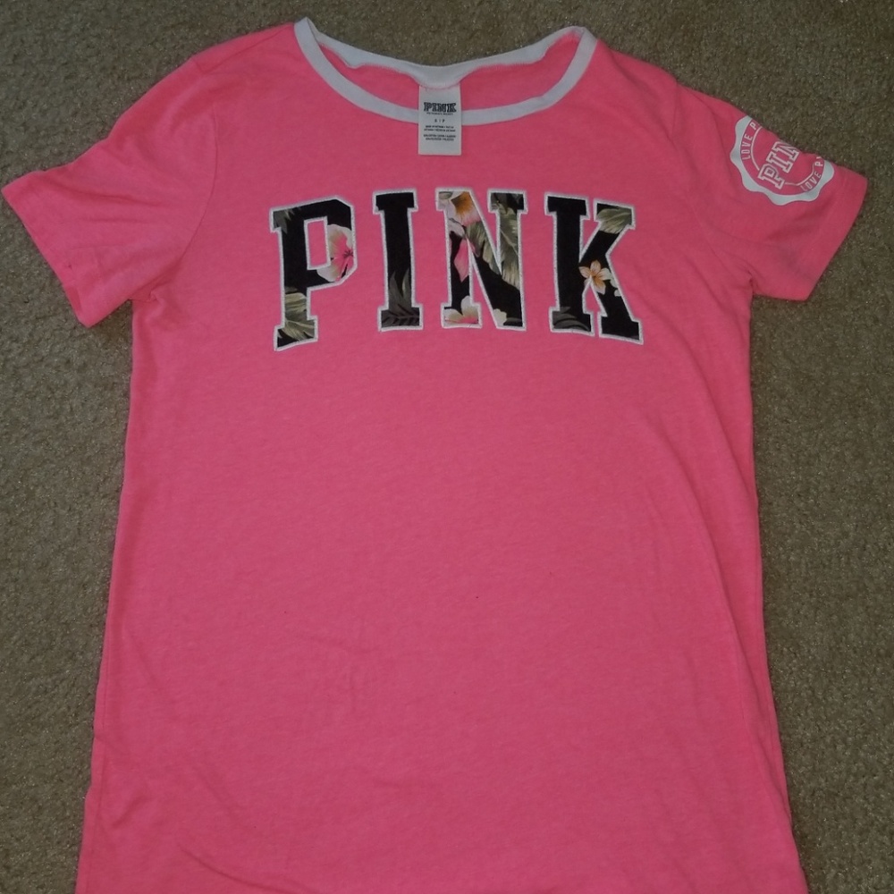Hot pink Victoria Secret t-shirt